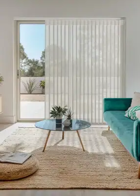 Vertical blinds for windows with sleek design and light control. Perfect for modern homes seeking st.
