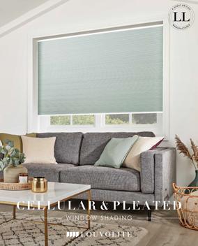 Cellular and pleated window shading by Sovereign Shading Systems, ideal for energy efficiency and st.