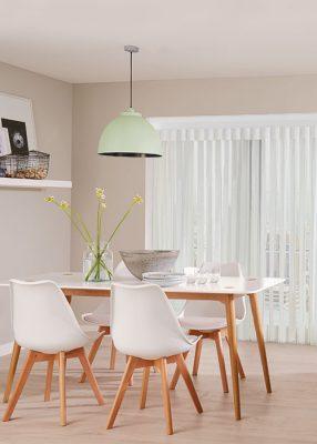 Elegant vertical blinds for stylish and functional window shading solutions.
