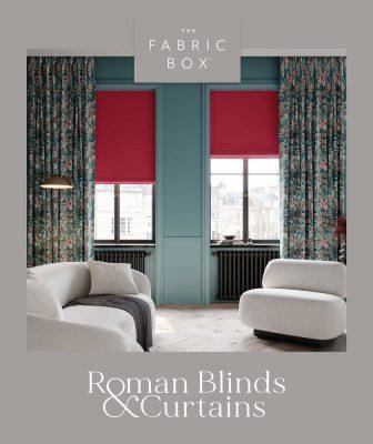 Elegant Roman blinds and curtains from Sovereign Shading Systems, enhancing home decor with stylish.