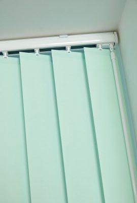 Custom vertical blinds for effective light control and privacy.