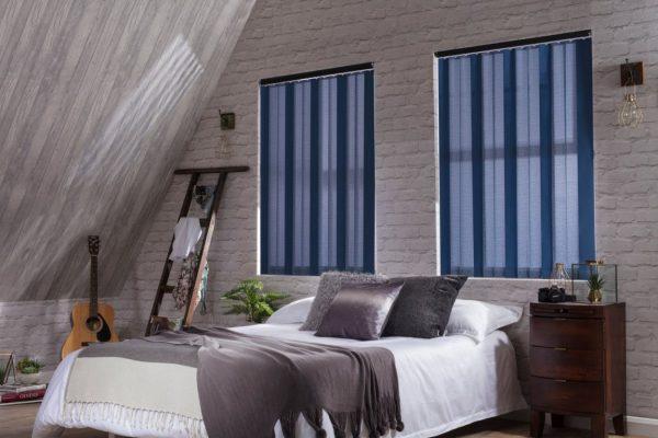 High-quality vertical window blinds by Sovereign Shading Systems for modern interiors.
