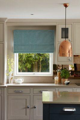 Roman Blinds for Kitchen Windows - Sovereign Shading Systems.