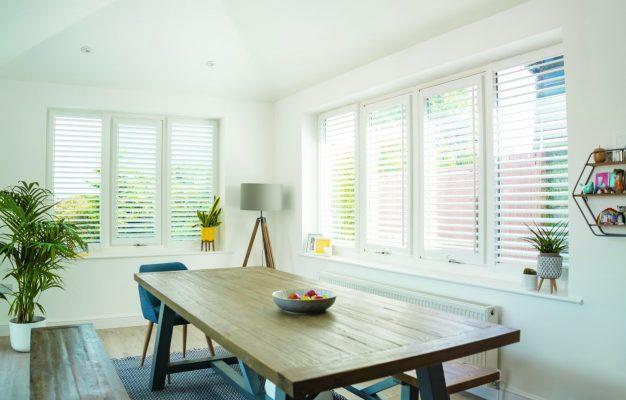 High-quality window blinds by Sovereign Shading Systems, offering excellent light control and privac.