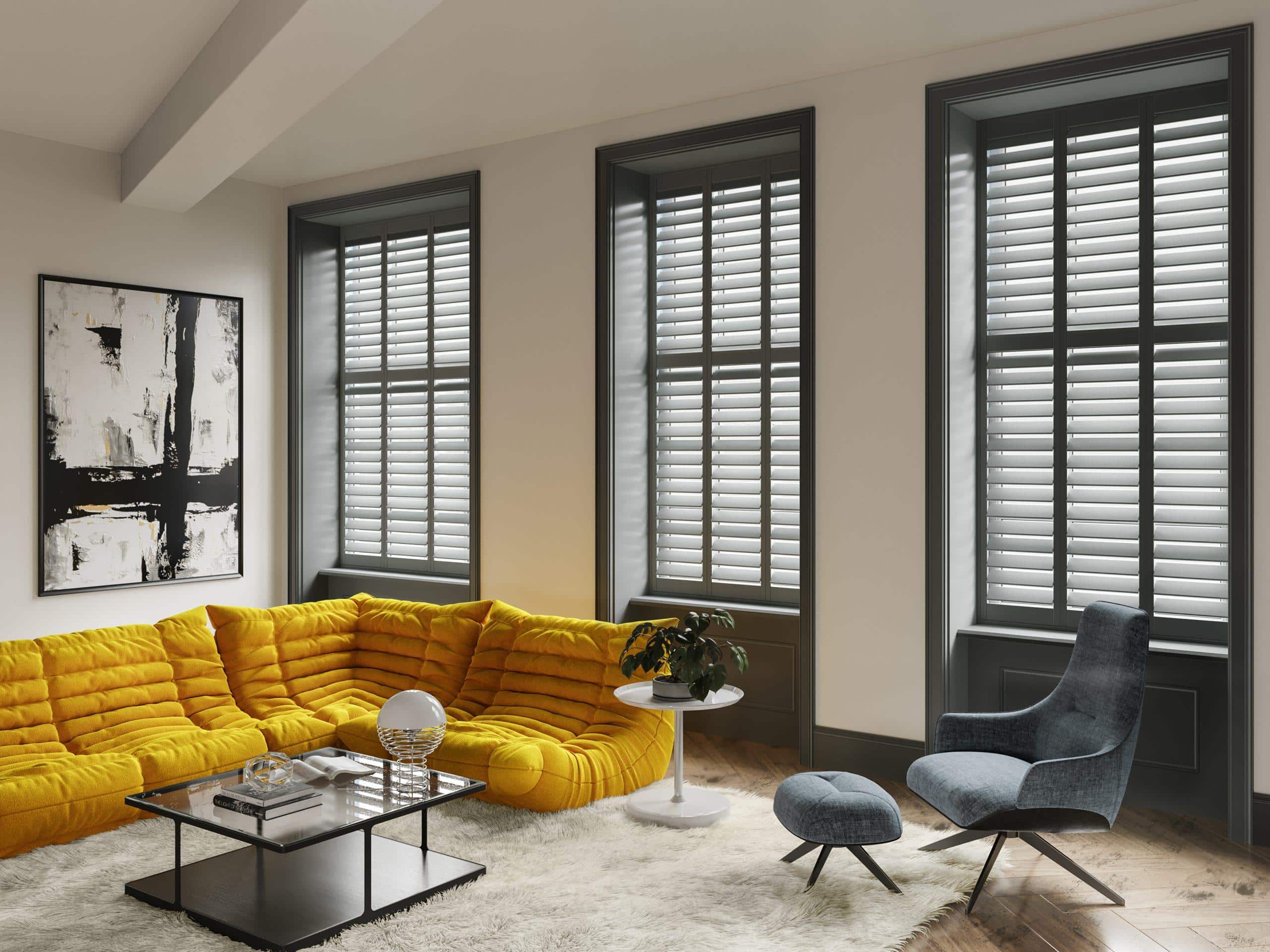 High-quality window blinds from Sovereign Shading Systems, offering stylish shading solutions for co.
