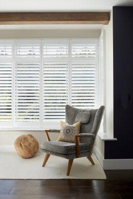 High-quality white window blinds with sleek design, perfect for controlling light and privacy in con.