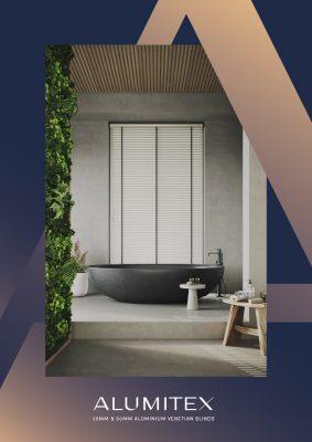 Alumitex Aluminium Venetian Blinds for Modern Bathrooms.